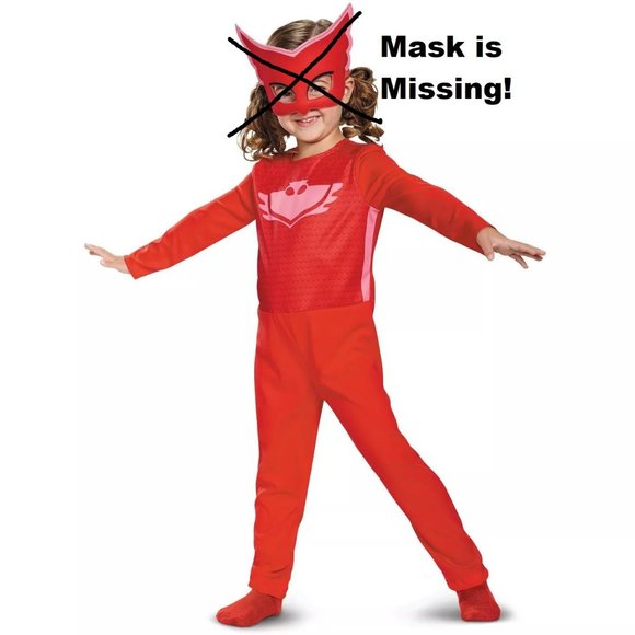 NWT Toddler Classic PJ Masks OWLETTE Costume Size 3T/4T  **MISSING MASK** - Picture 1 of 2